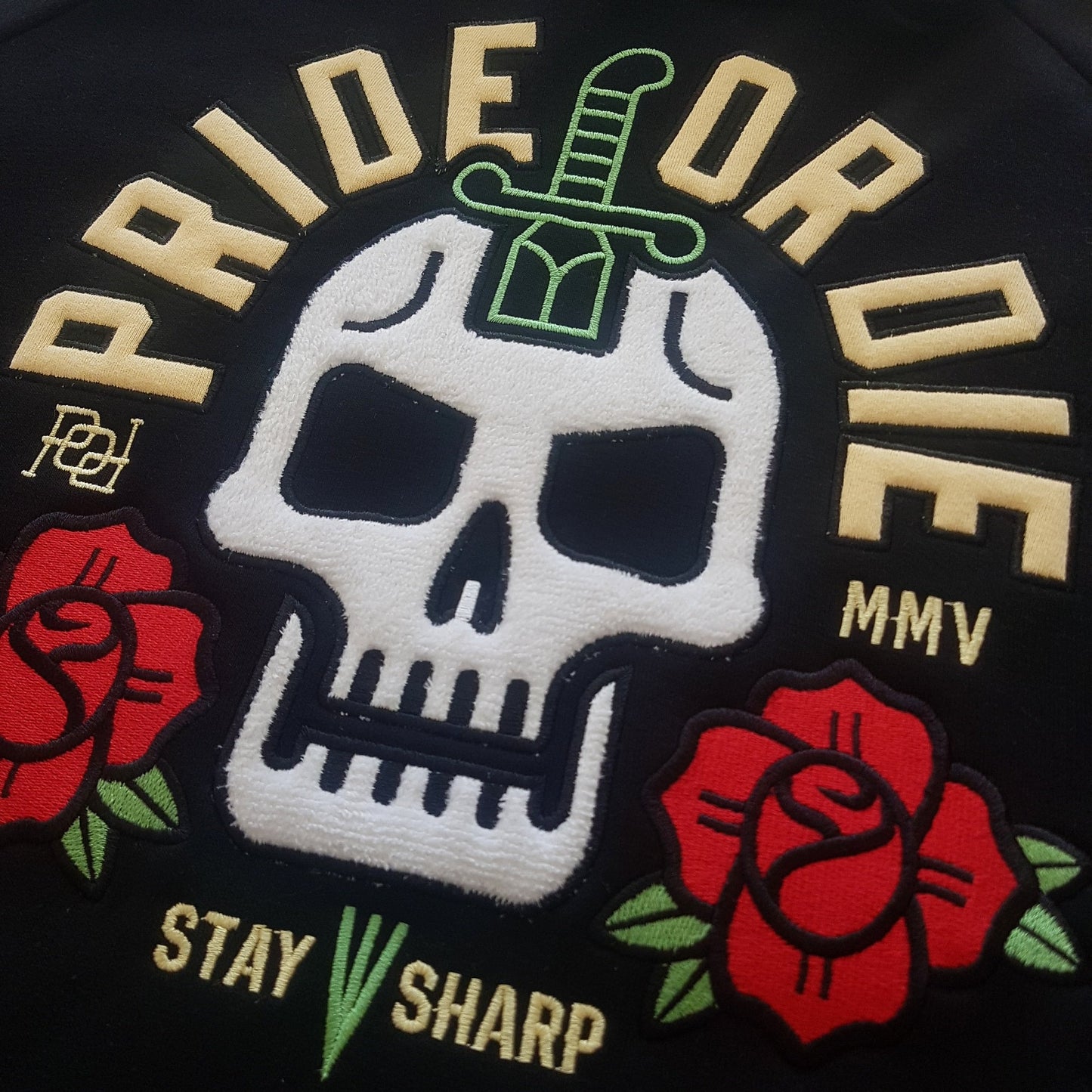 Sweat-Shirt Pride or Die Stay Sharp - Noir