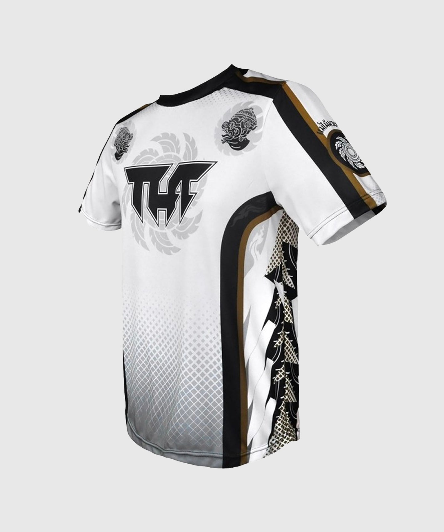 T-Shirt Dry Fit Tuff Twin Hanuman Heads - Blanc
