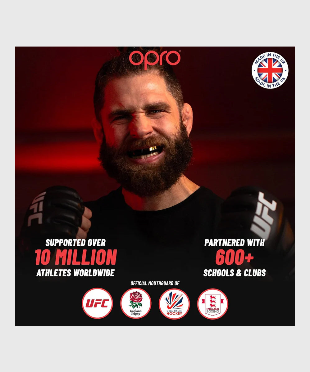 Protège-Dents Opro Ufc Silver - Noir/Bronze