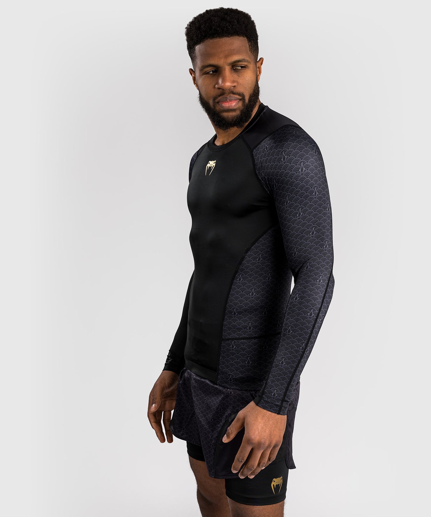 Venum x Assassin's Creed Shadows Long Sleeve Rashguards - Black