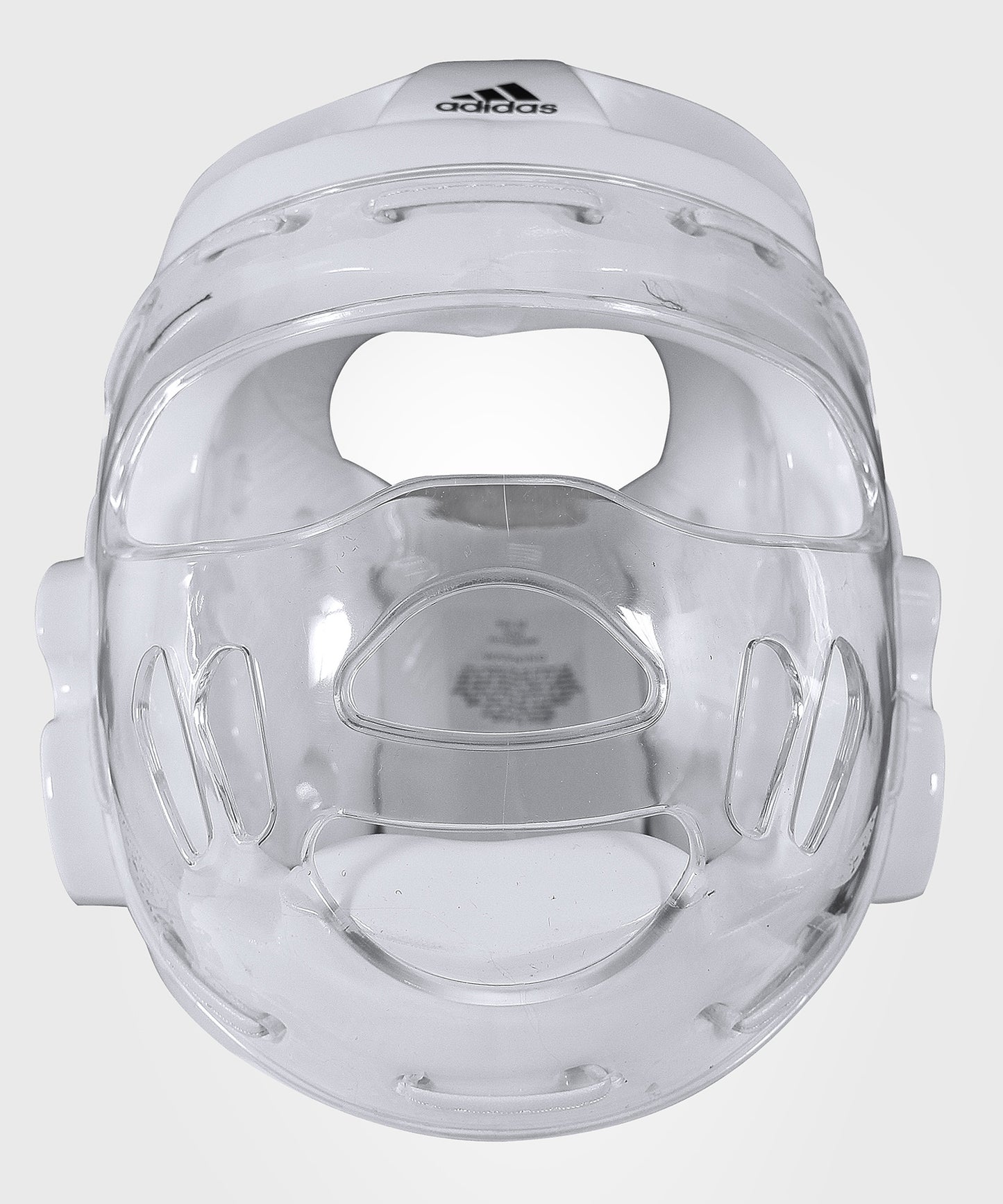 Casque Taekwondo Avec Visière Adidas - Blanc