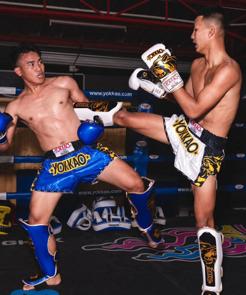 Yokkao Original Oro Muay Thai Shorts - Blau
