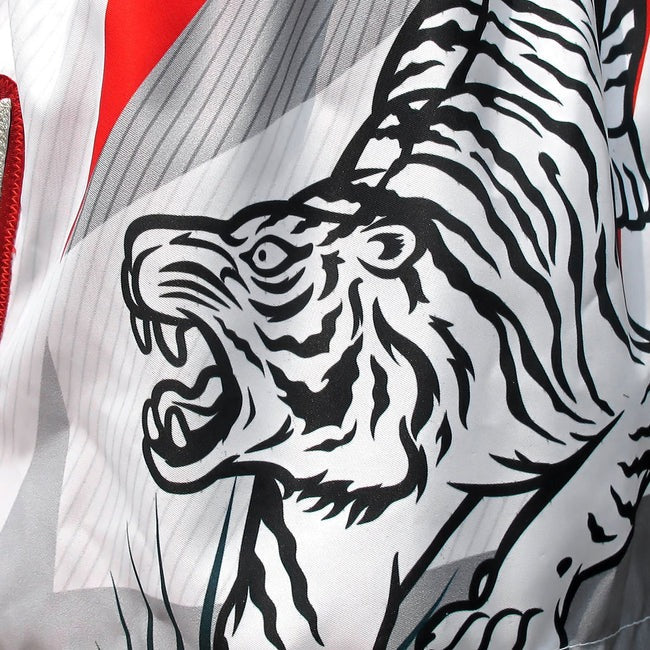 Short Muay Thai Tuff White Tiger - Blanc