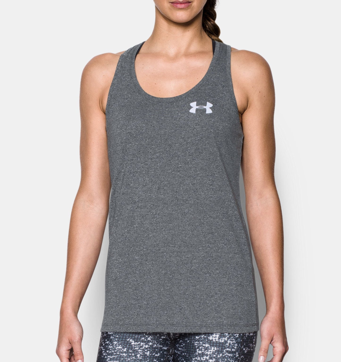 Débardeur Femme Under Armour UA Racer Threadborne™ Twist Graphic - Noir