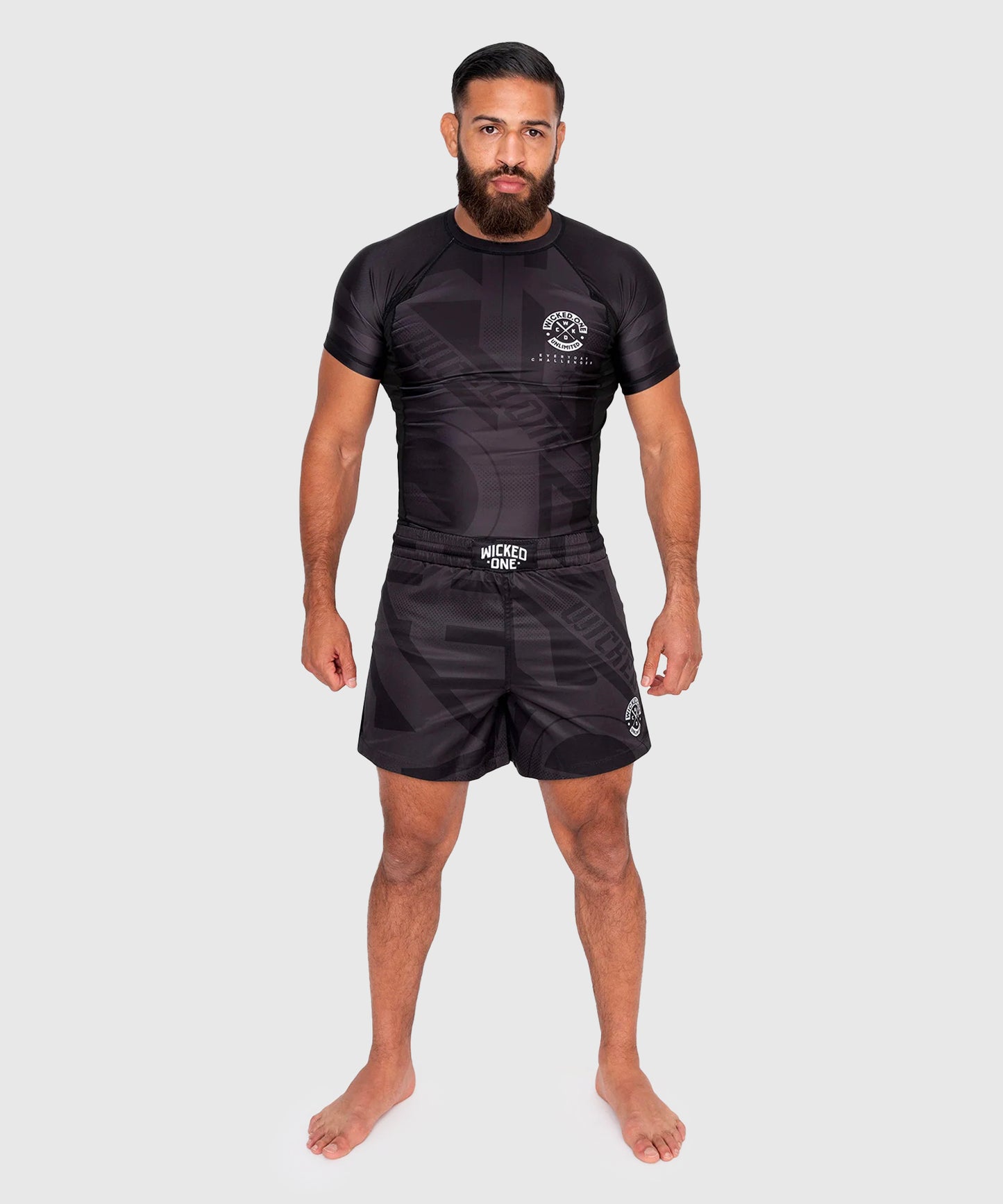 Wicked One Element Outsiderz Fightshorts - Negro