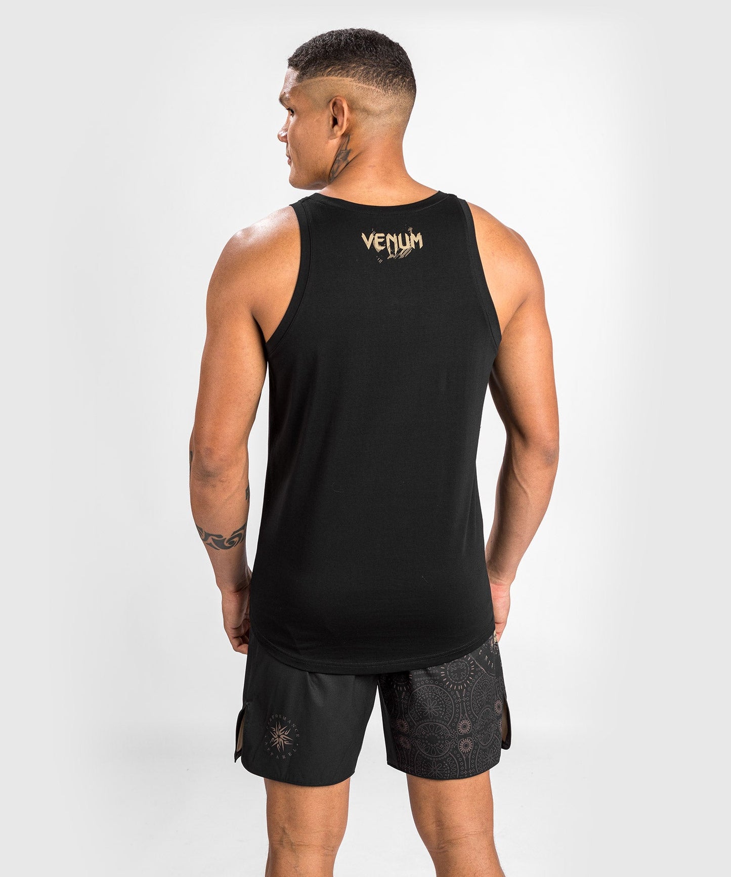Santa Muerte Dark Side Venum tank top - Black/Brown