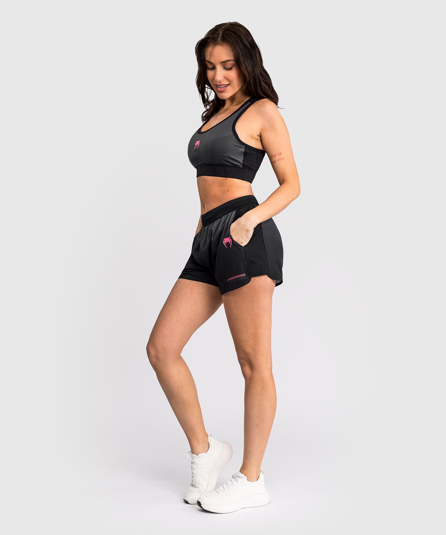Venum Tactical XT Trainingsshorts für Frauen - Schwarz/Sturmgrau