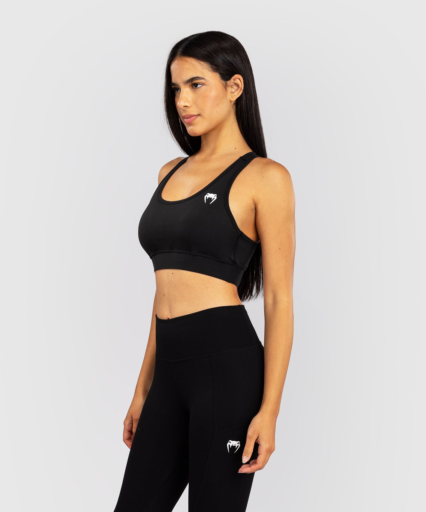 Venum Essential Medium Impact Sport Bras - Black