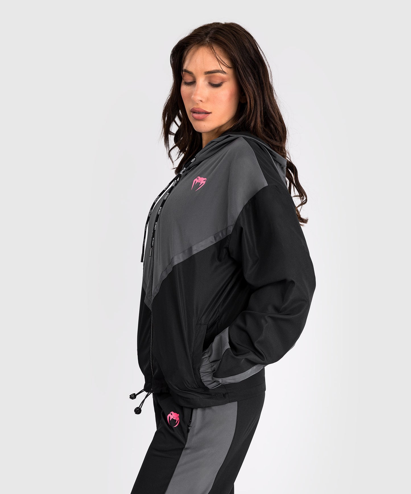 Venum Tactical XT Warm-Up Jacket - Black/Temper Storm Grey
