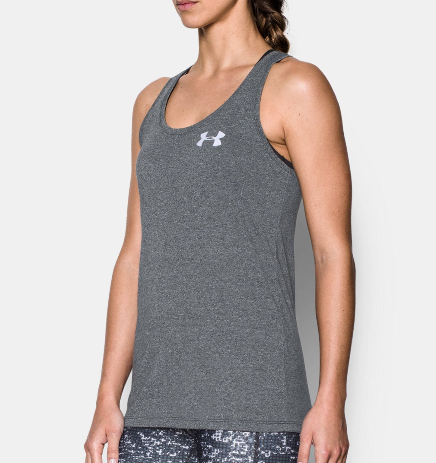 Débardeur Femme Under Armour UA Racer Threadborne™ Twist Graphic - Noir