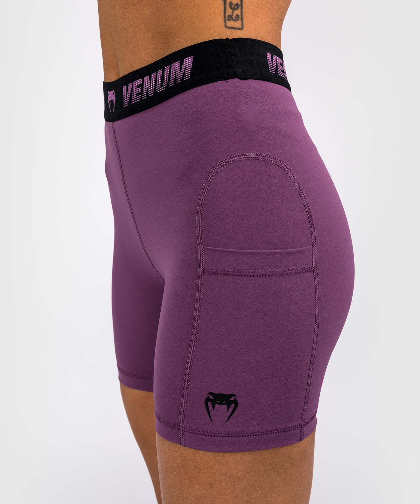 Venum Elevate Women's Long Compression Short - Lilac