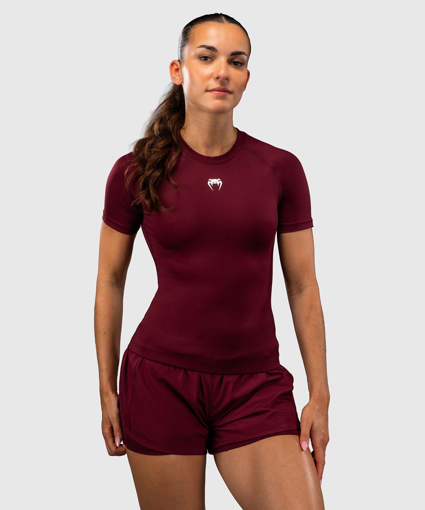 Venum Aero XT Short Sleeve Rashguard - Plum