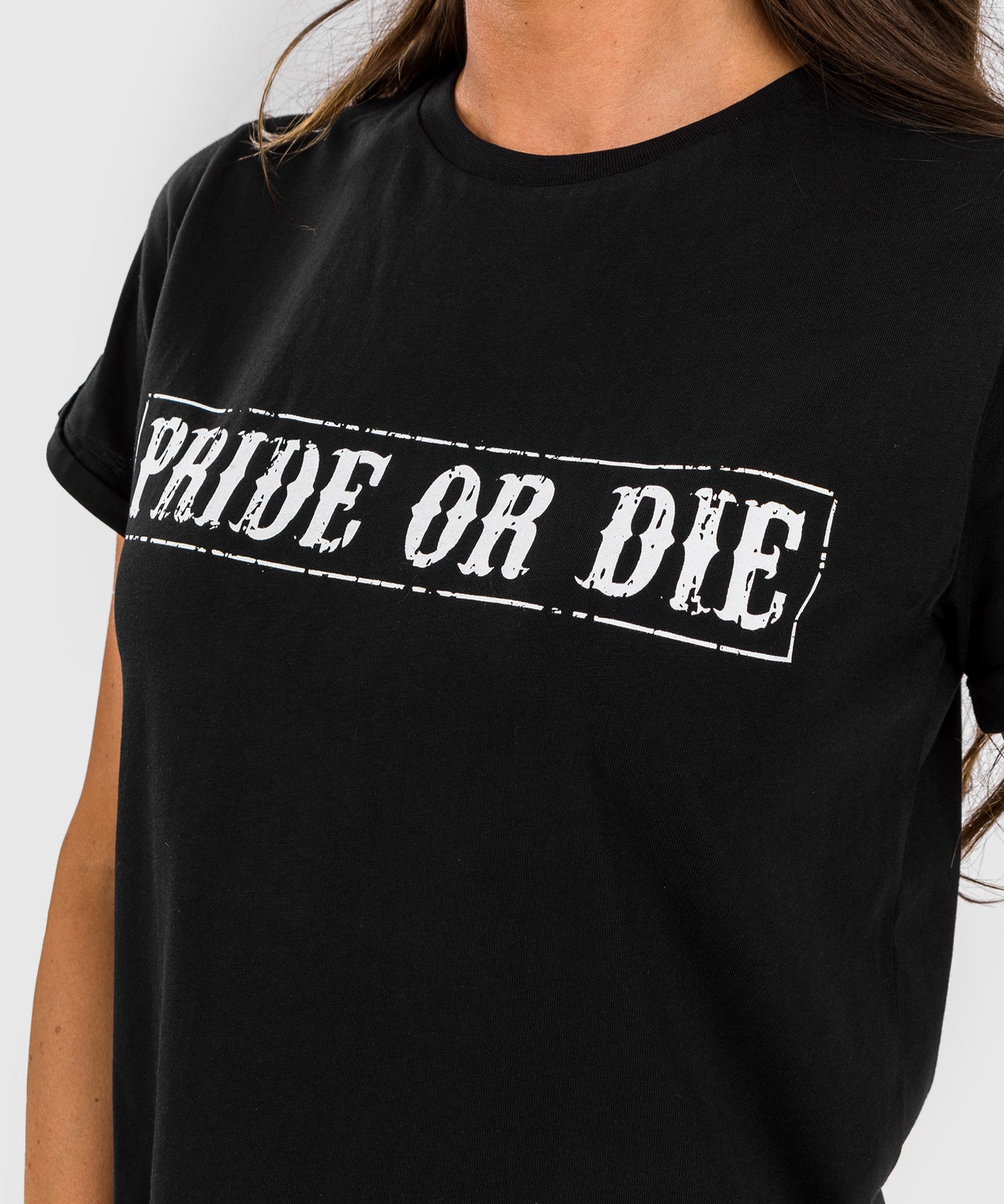 Pride Or Die Fight Club Camiseta Mujer – Negro