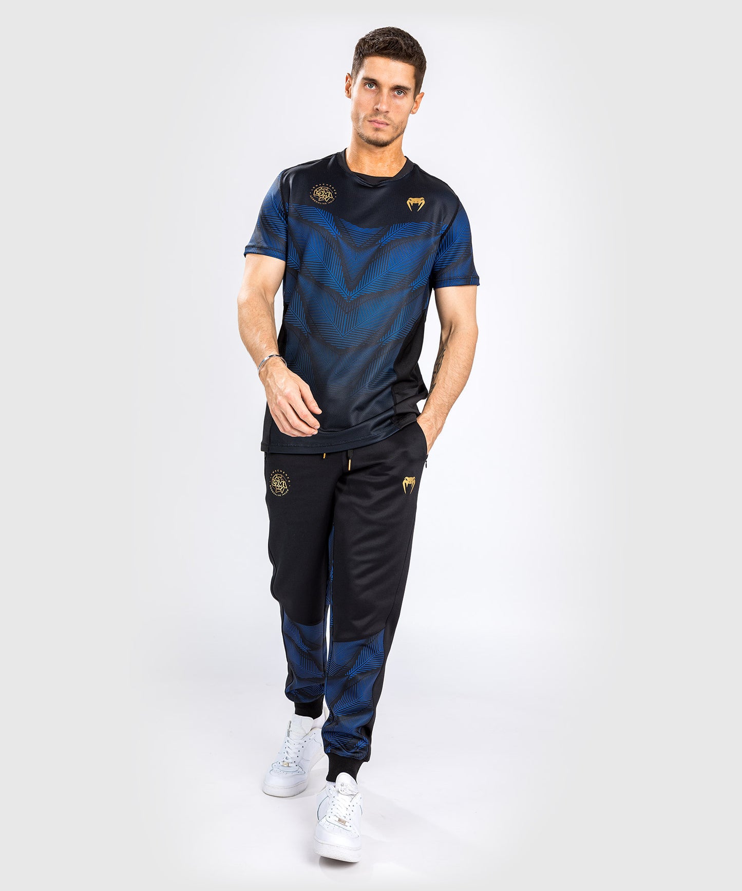 T-shirt Venum Phantom Loma Dry Tech - Noir/Bleu