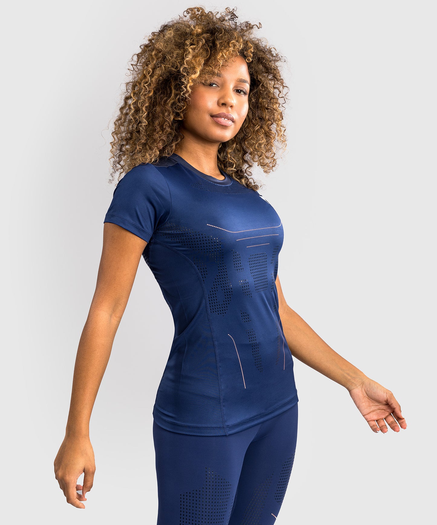 Venum 3.0 Women's Dry-Tech T-Shirt - Midnight Blue