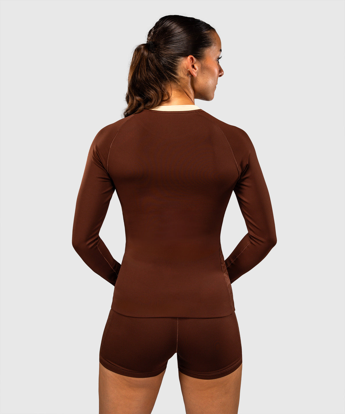 Venum Viper Rashguard a maniche lunghe da donna - Marrone