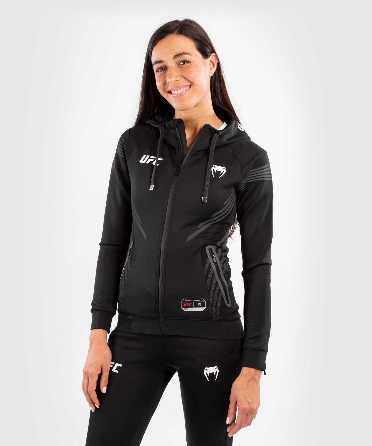 Sweatshirt à Capuche Femme UFC Venum Authentic Fight Night - Noir