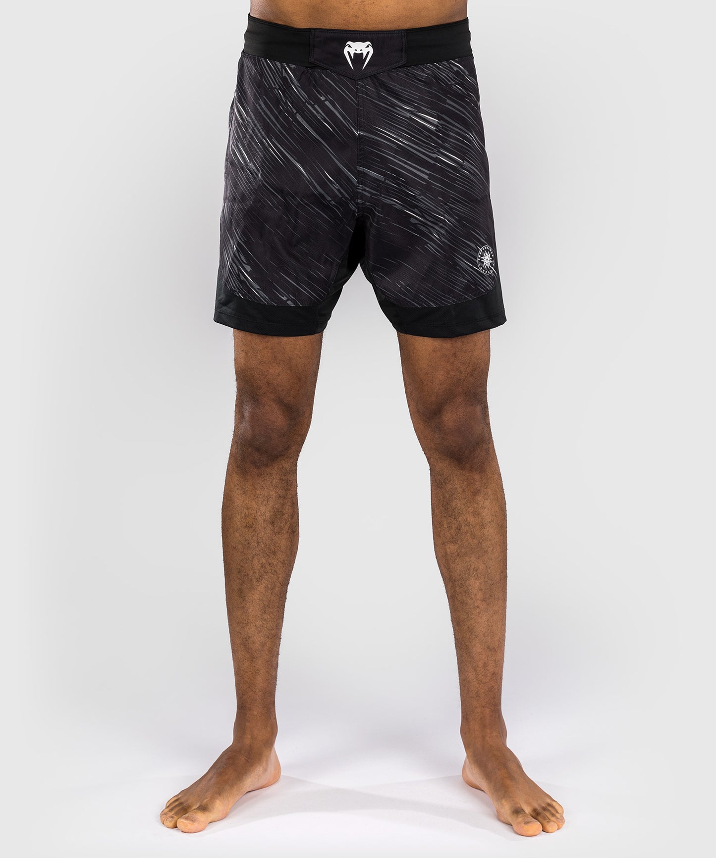Short de combat Venum Rapid - Noir/Gris Orage