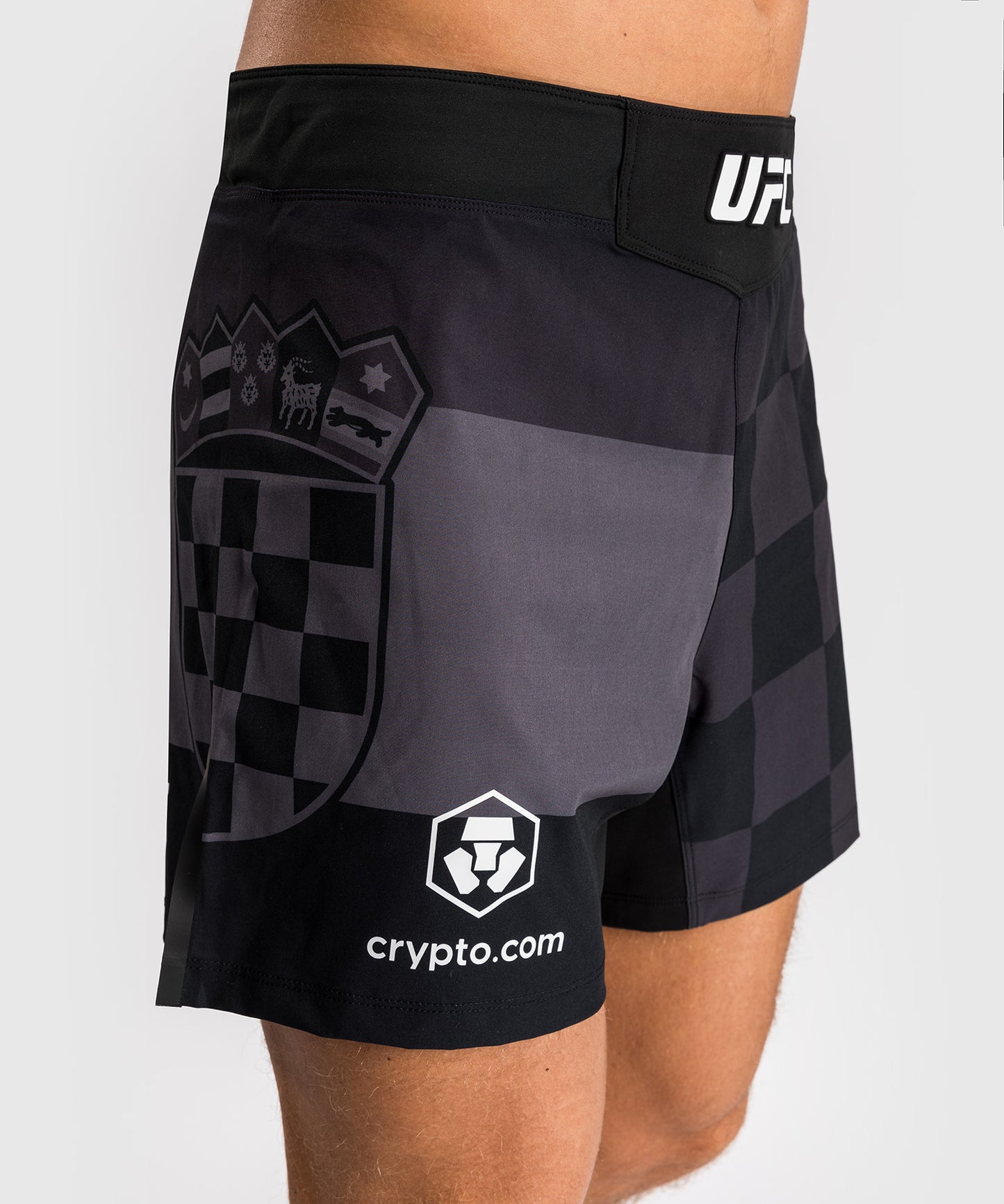 UFC Unrivaled by Venum Stipe Miocic Pantalones Cortos de Lucha Ajustados para Hombres - Negro