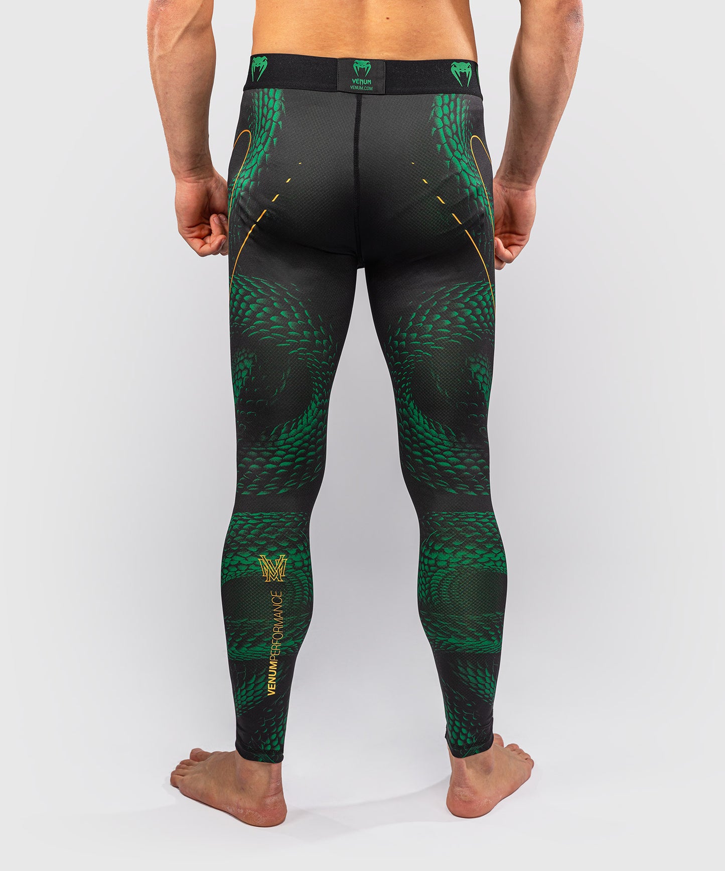 Pantalon de compression Venum Matupa - Noir/Vert/Or
