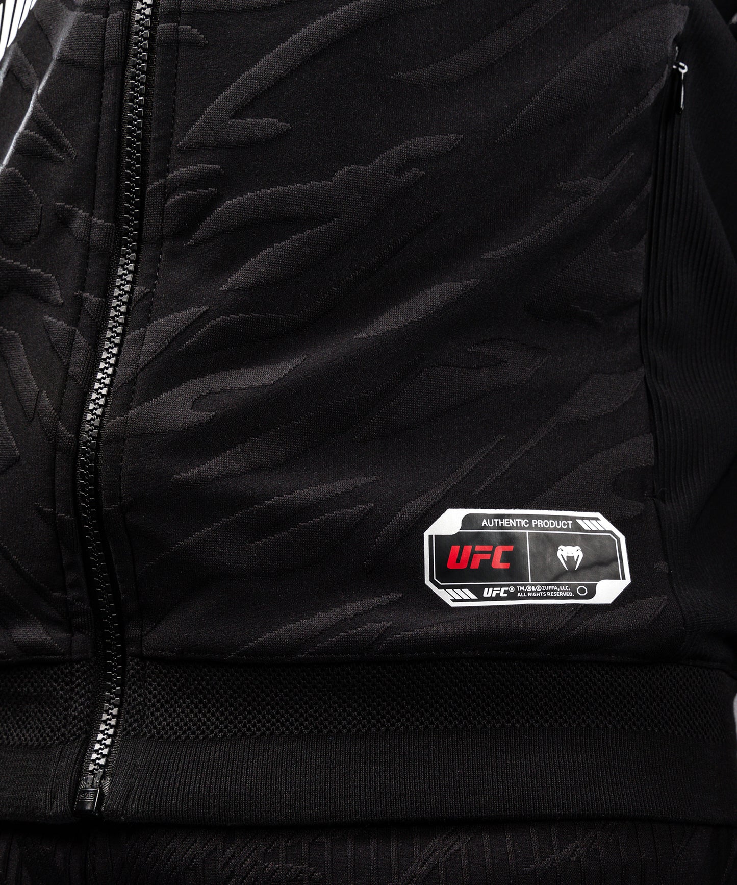 Veste à Capuche pour Hommes UFC Fusion by Venum Personnalisé Authentic Fight Night - Noir