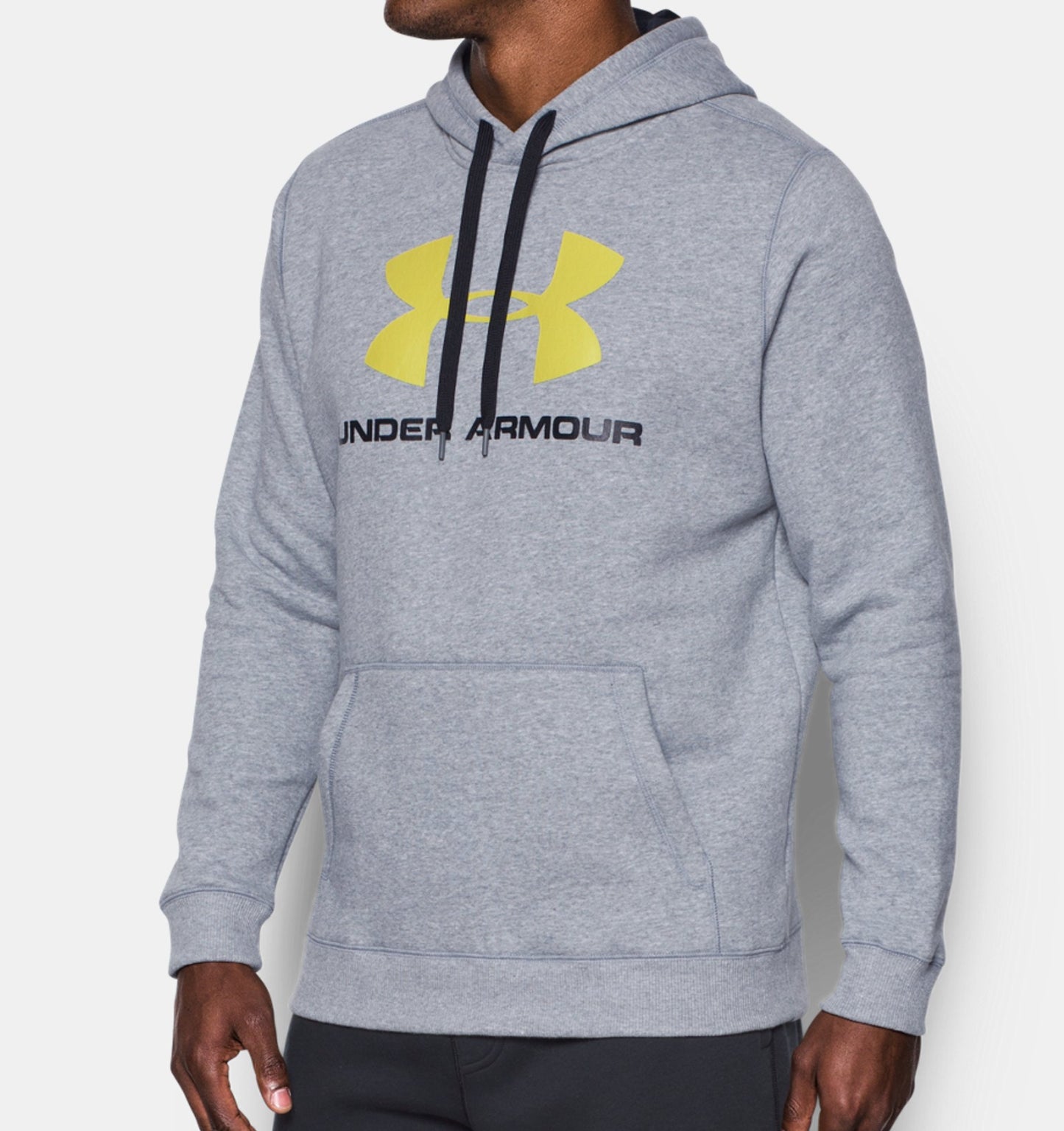 Sweat Under Armour Rival Fitted Graphic - Gris