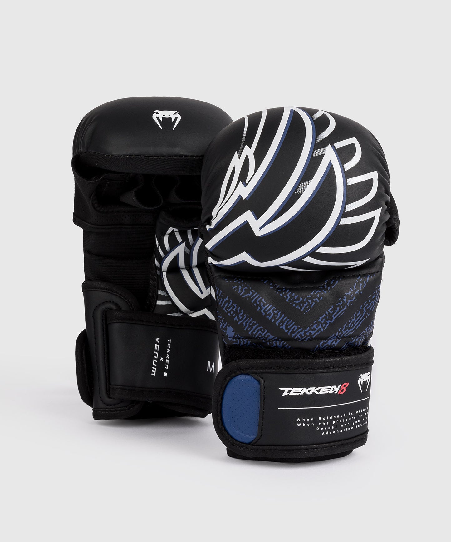 Venum x Tekken 8 MMA Sparring Gloves - Jin Kazama - Blue/Black/White