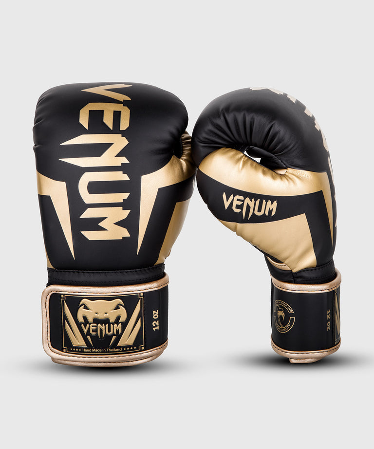 Venum Elite Boxing Gloves - Black/Gold – Dragon Bleu