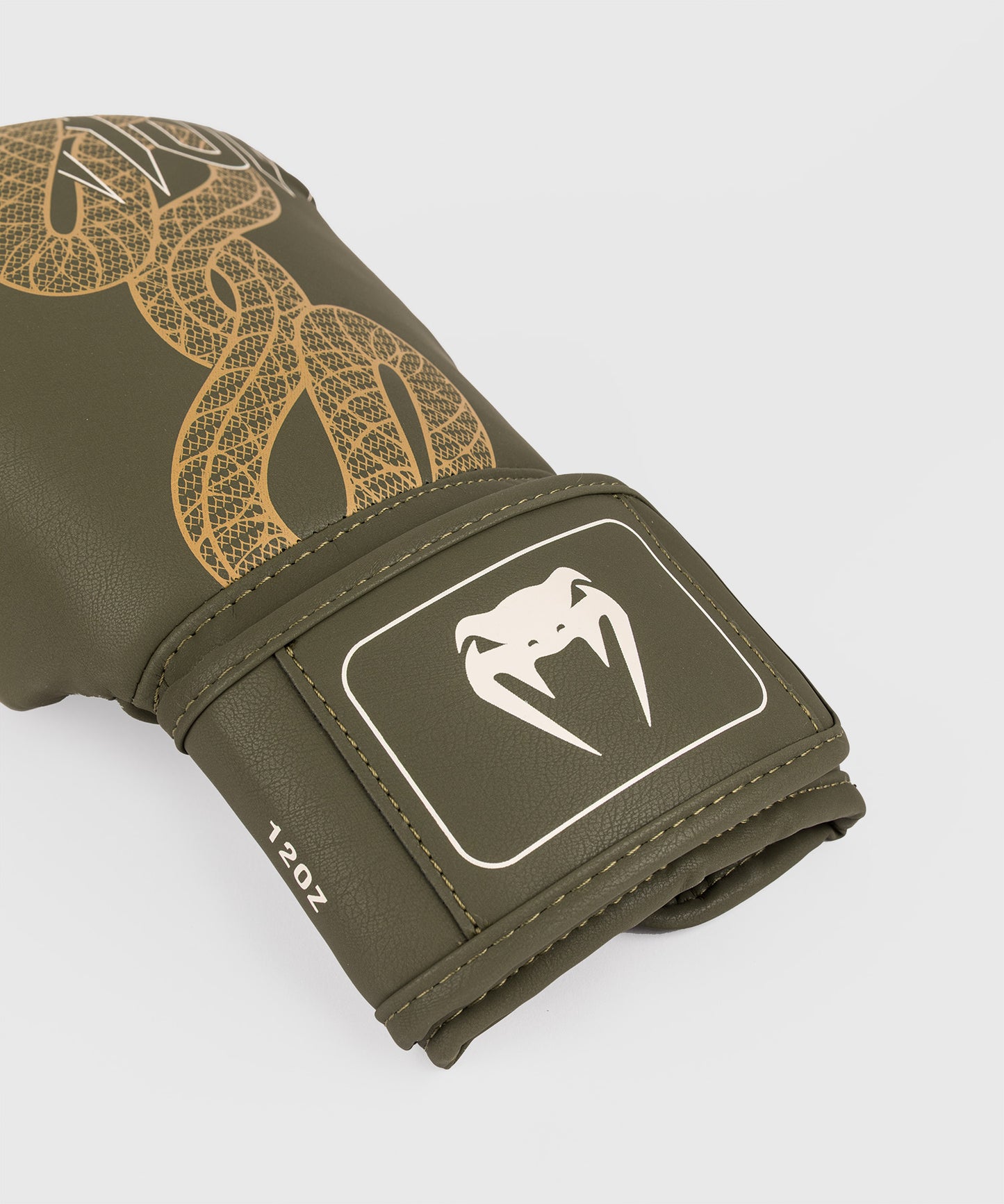 Gants de Boxe Venum Serpenti – Kaki/Bronze/Ivoire