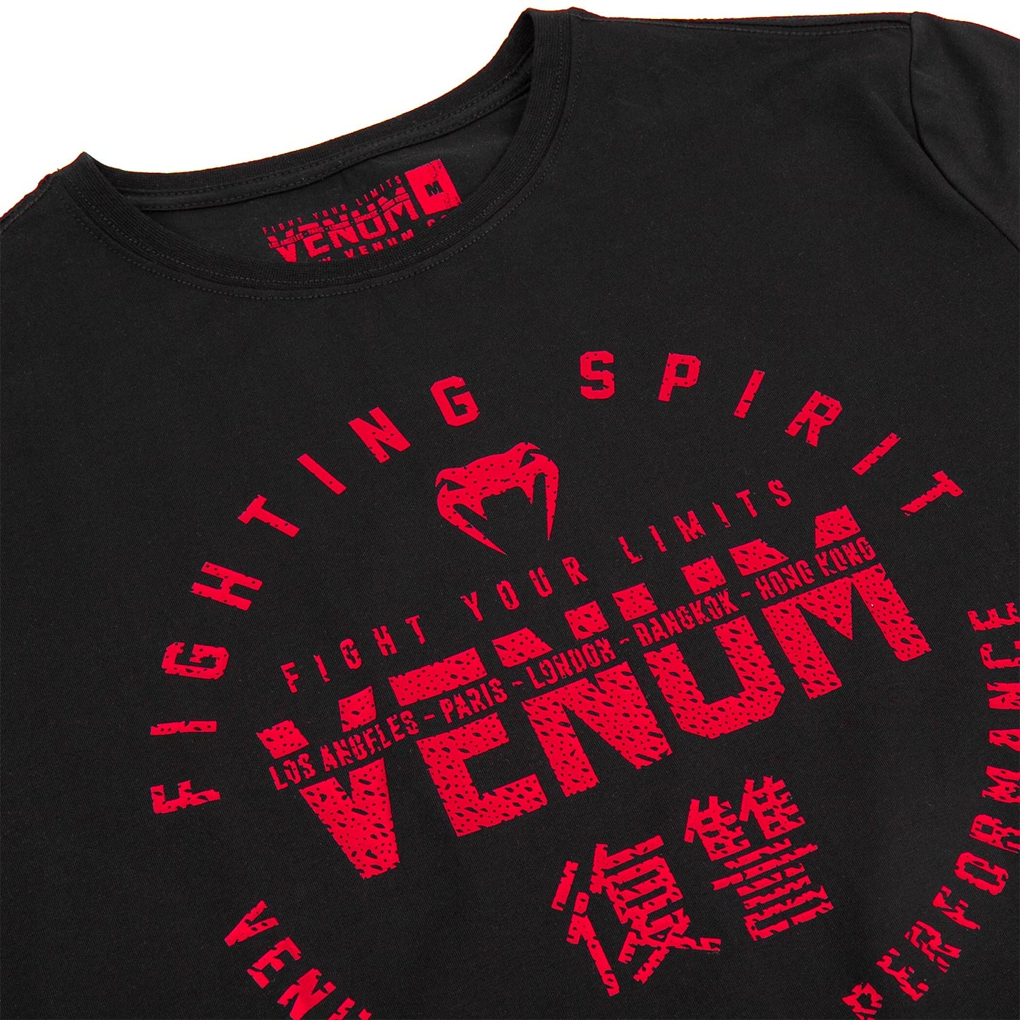 Venum Signature T-shirt - Short sleeve - Black/Red