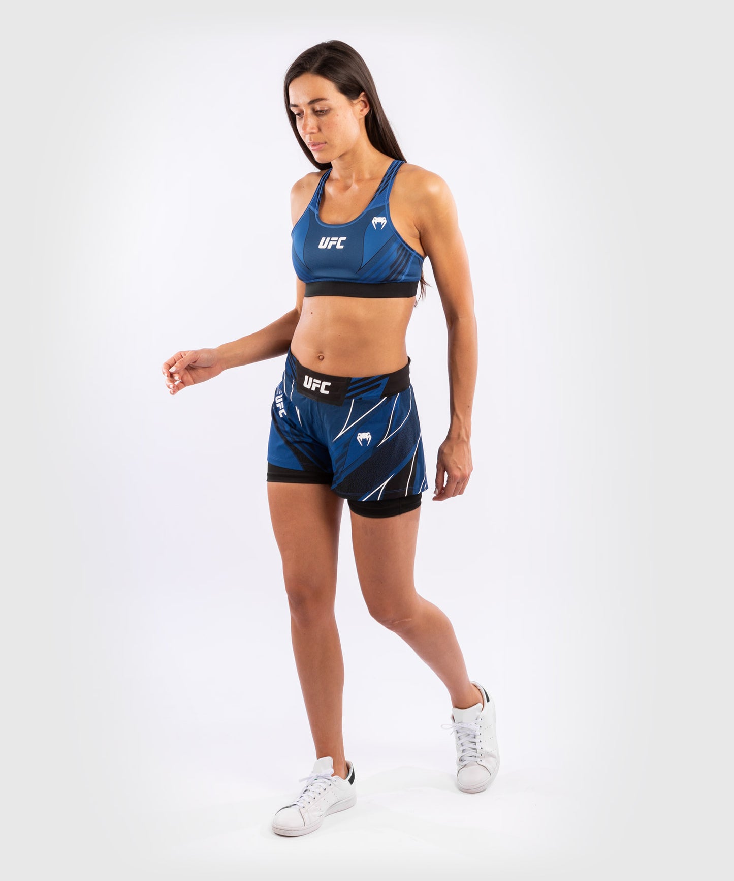 Fightshort Femme UFC Venum Authentic Fight Night - Coupe Courte - Bleu