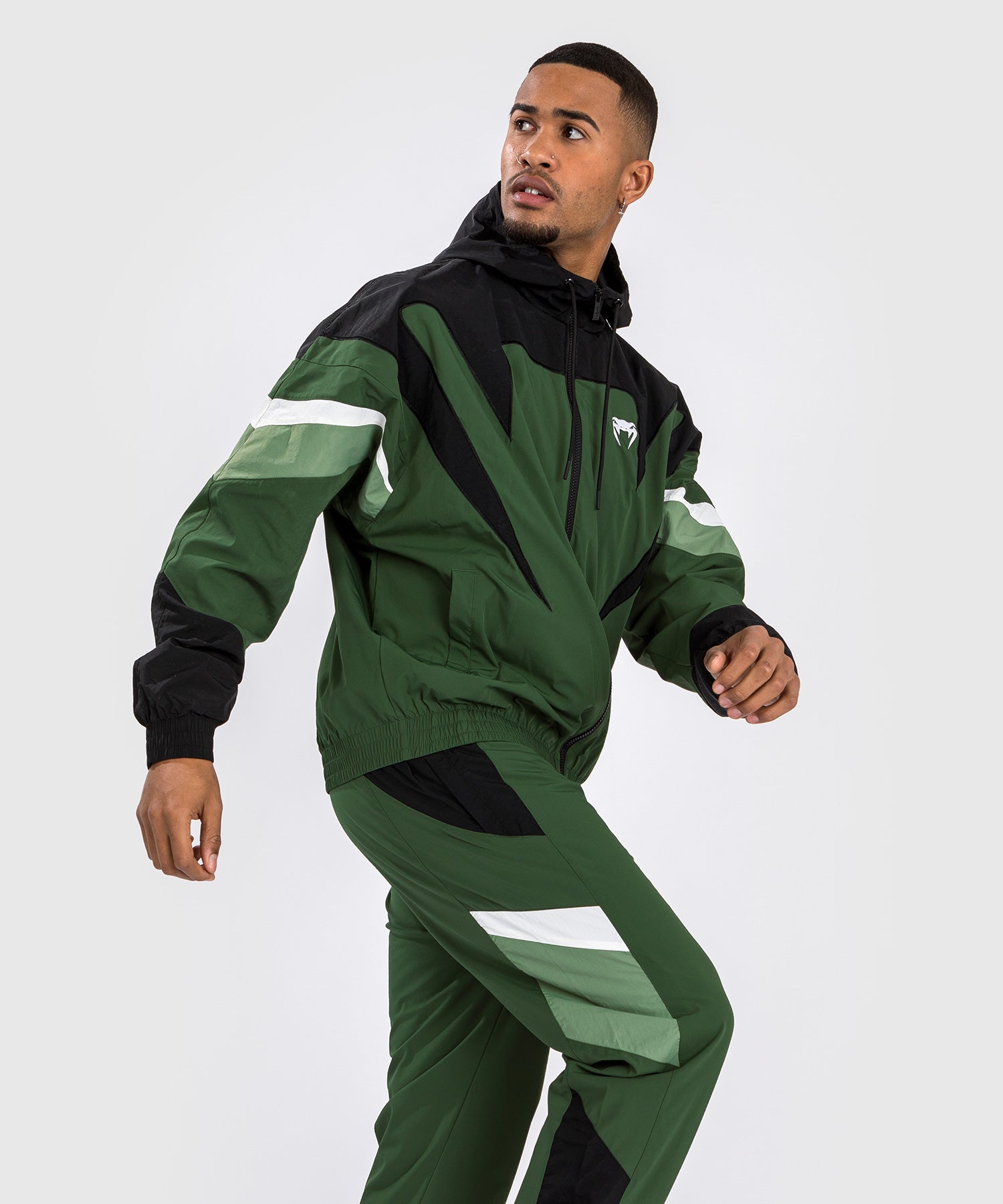 Venum Attack 90 トラックスーツ・カーキ XL Venum Attack 90 Tracksuit Jacket - Forest Green/Ice - Venum