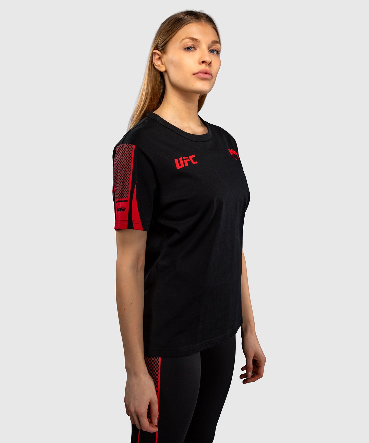 Venum UFC Unity by Venum Authentic Fight Week T-shirt a Maniche Corte da Donna - Nero