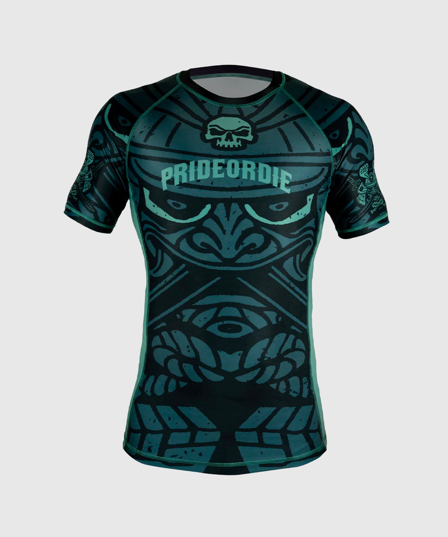 Pride Or Die Samurai Rashguard de Manga Corta - Negro