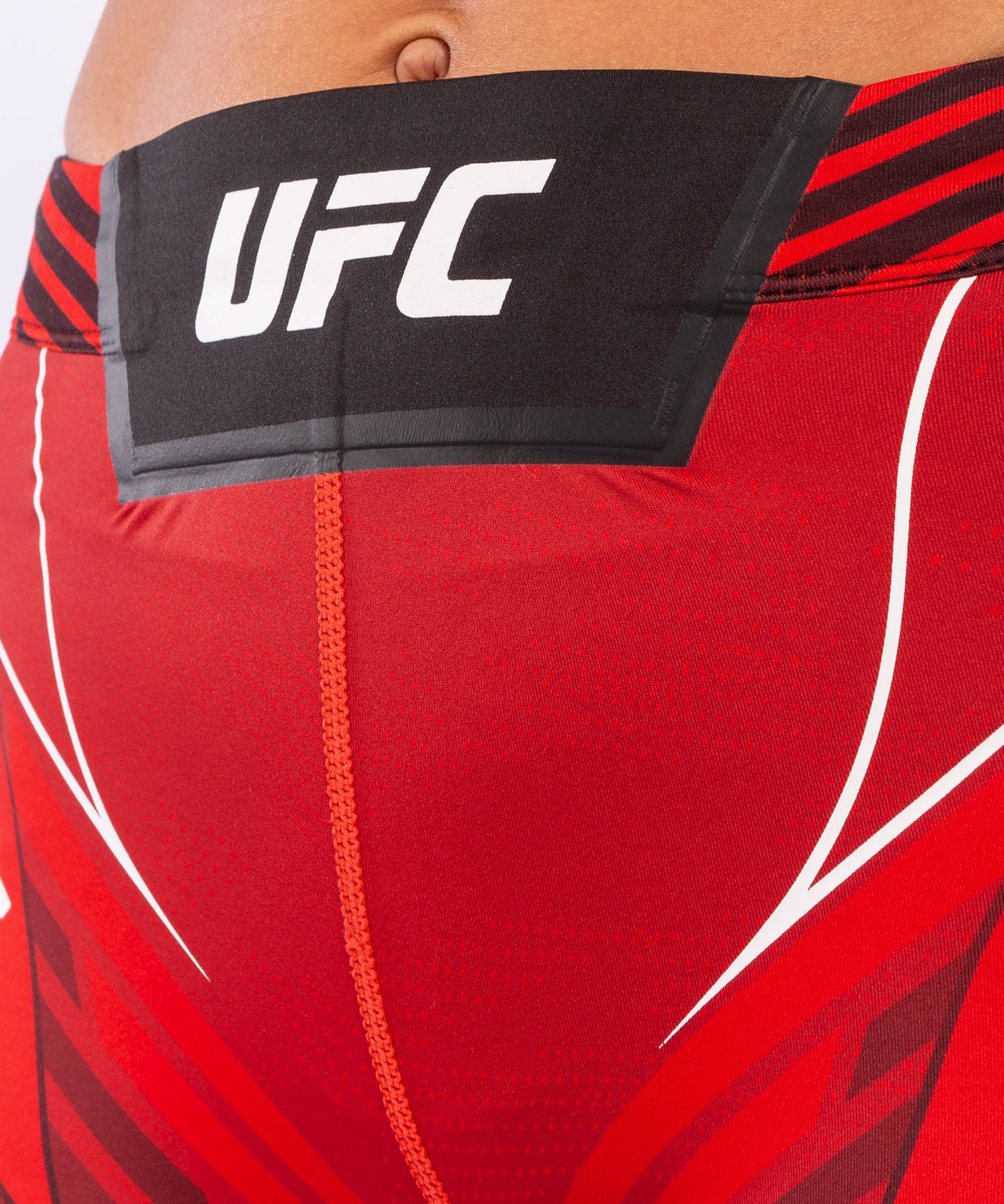 Short de compression pour Femmes UFC Venum Authentic Fight Night - Coupe Courte - Rouge
