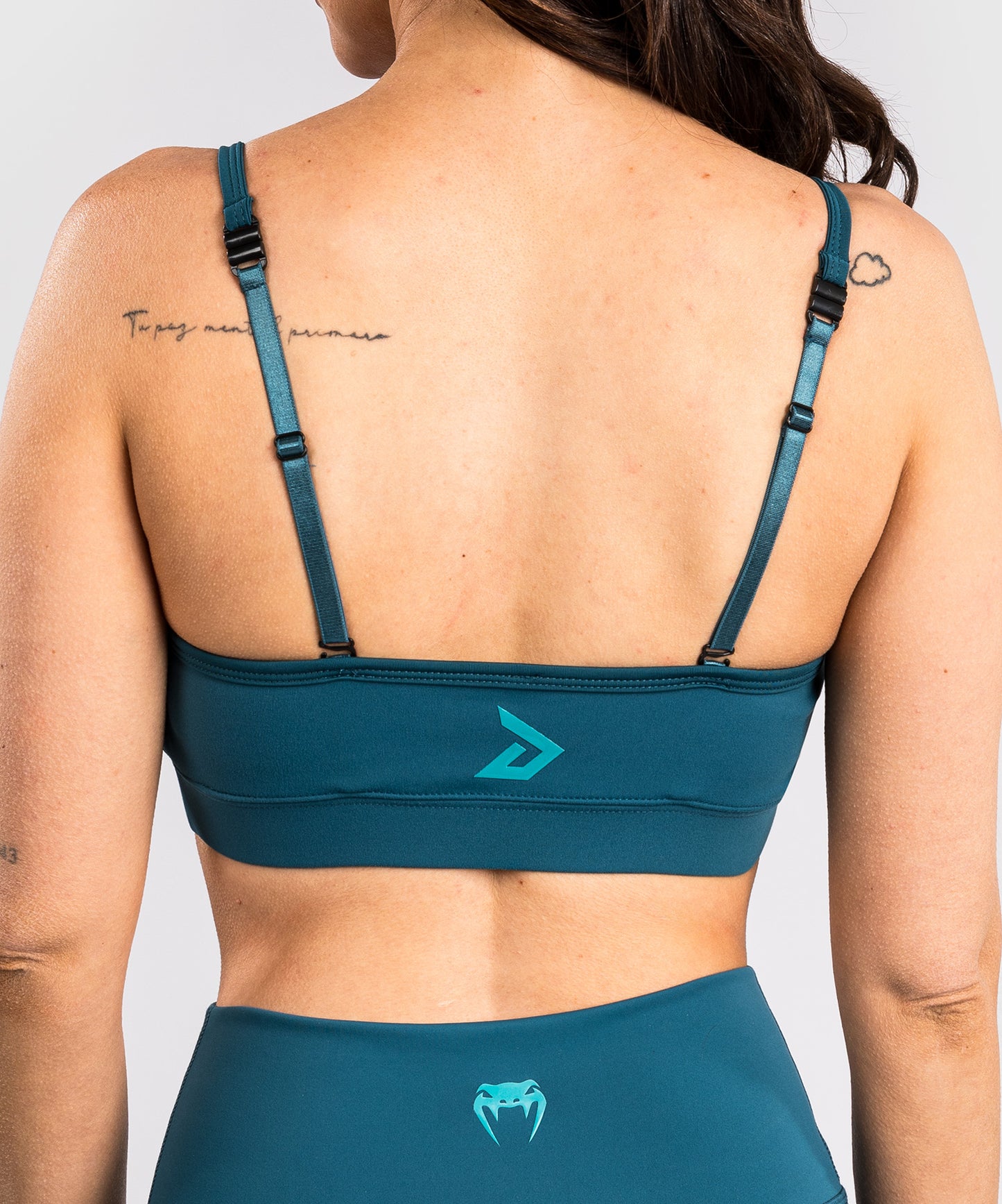 Women's sports bra Venum x Demi - Azure blue
