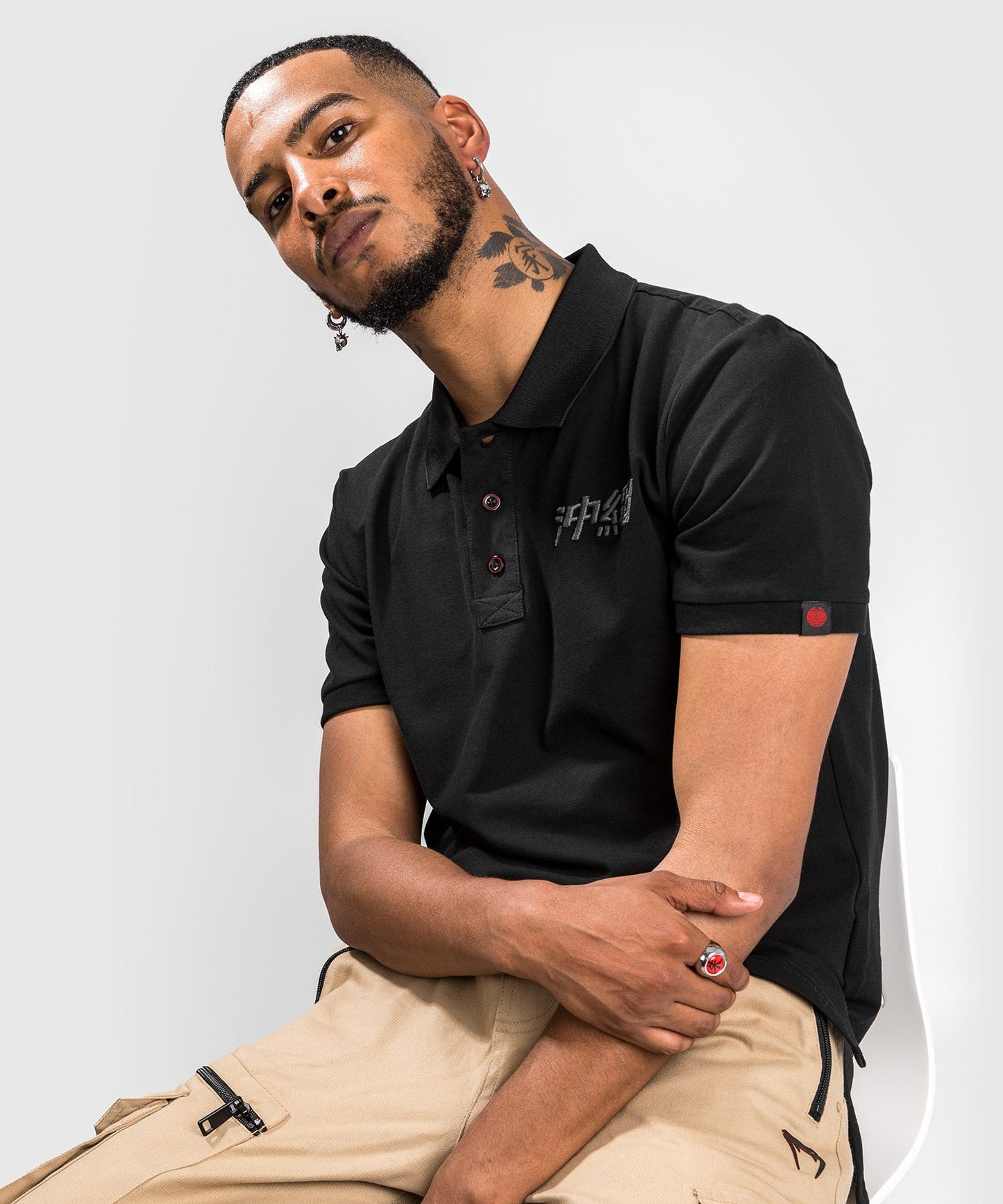 Polo Venum Okinawa 3.0- Black/Red