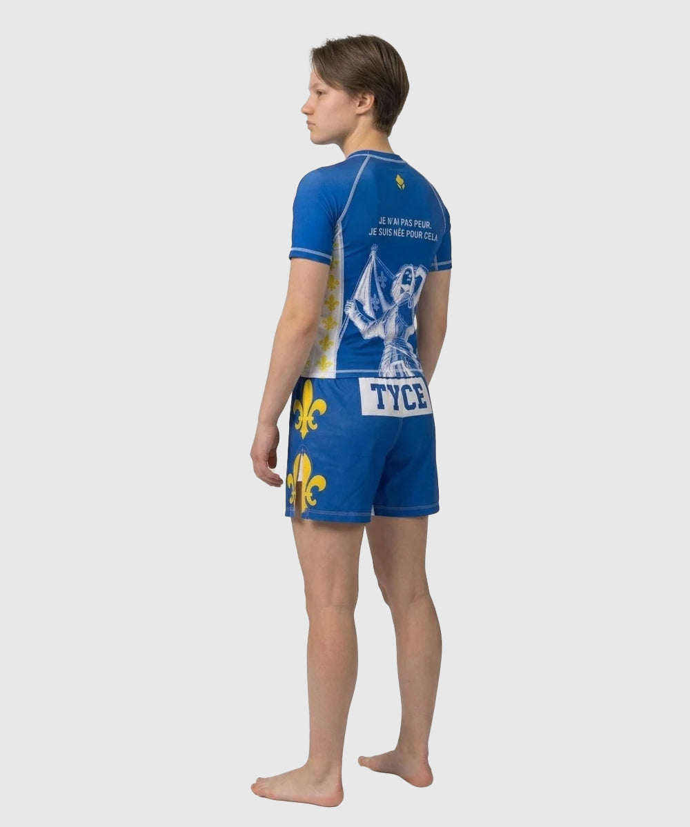 Rashguard TYCE CULTURE OF WAR Jeanne d'Arc - Bleu
