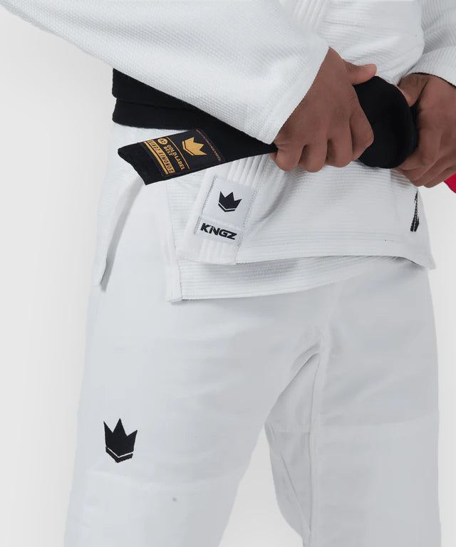 Kimono De JJB Kingz The One V2 - Blanc