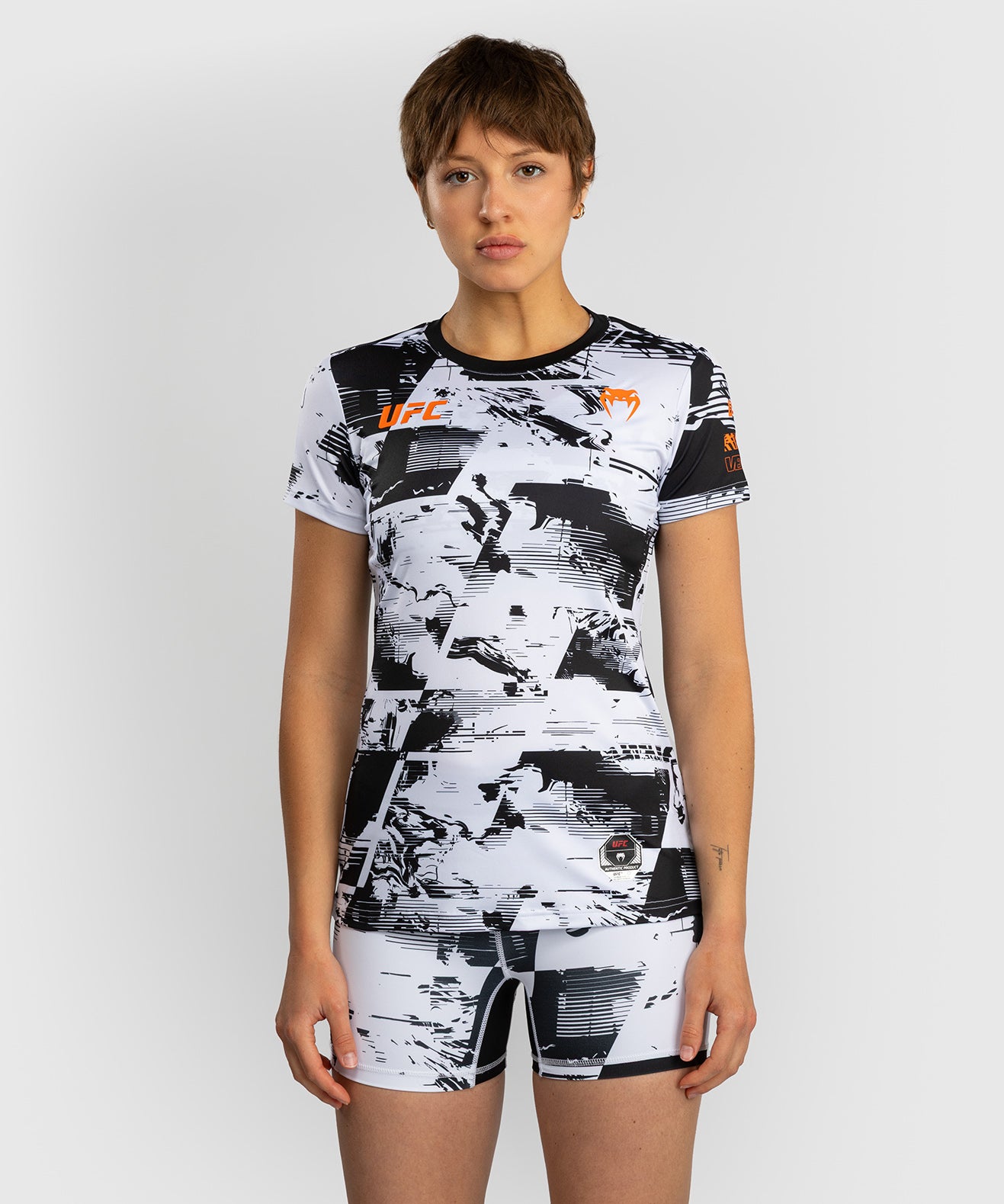T-shirt manches courtes Performance Femme UFC Zenith by Venum Authentic Fight Week - Blanc