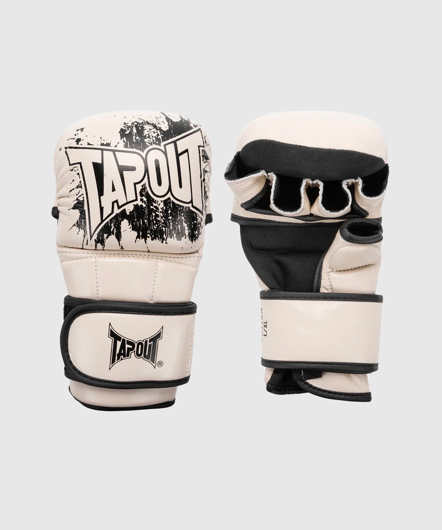 Gants de sparring MMA Ruction Tapout - Ecru/Noir