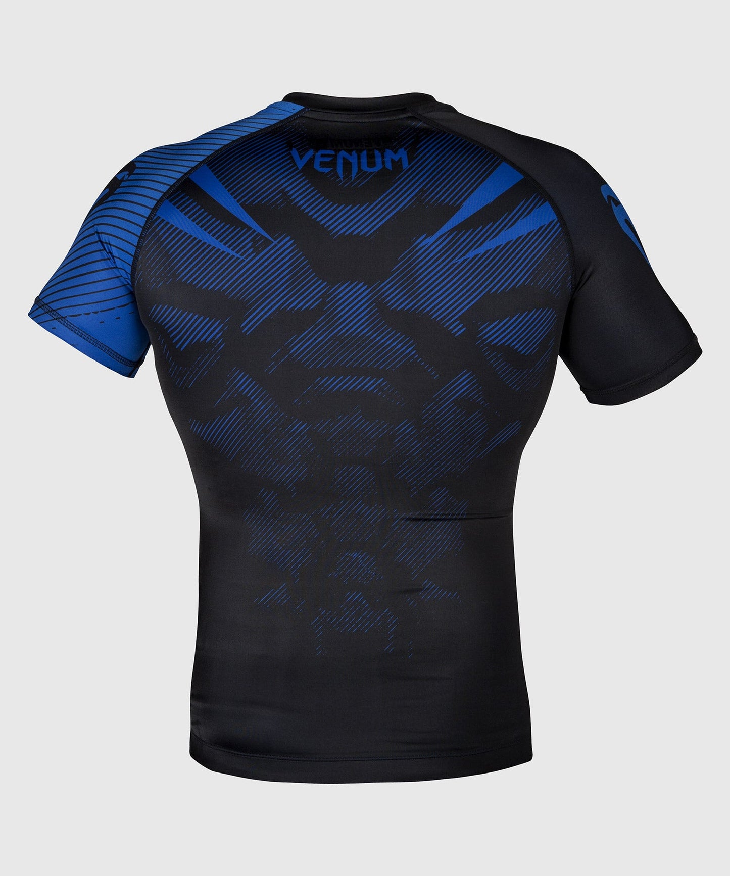 Rashguard Venum NoGi 2.0 - IBJJF Approved Short Sleeve - Black/Blue