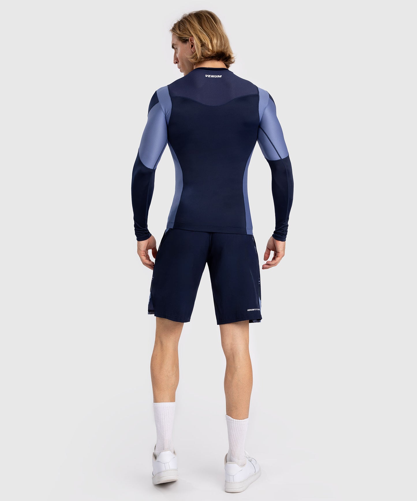 Venum Tempest Rashguard De Manga Larga para Hombre - Azul Marino/Azul