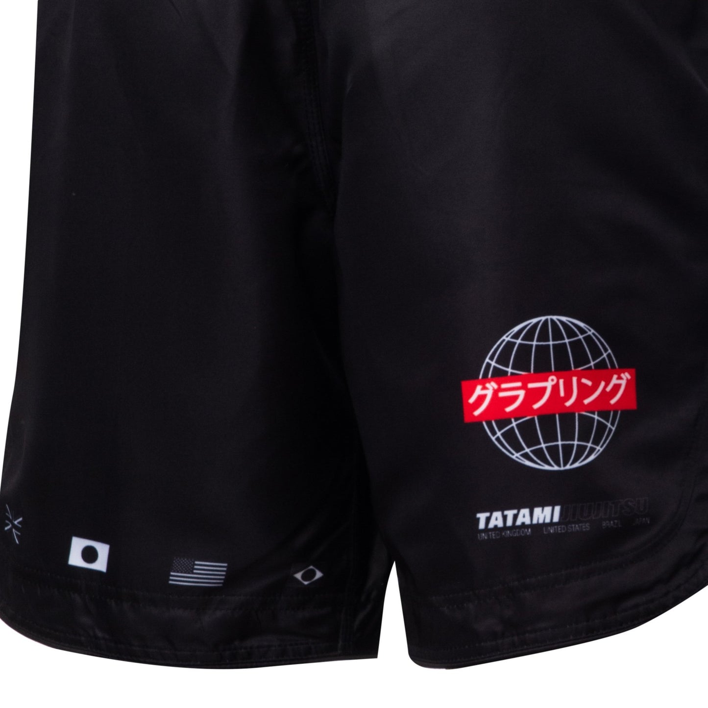 Tatami Fightwear Pantalones Cortos de Grappling - Negro