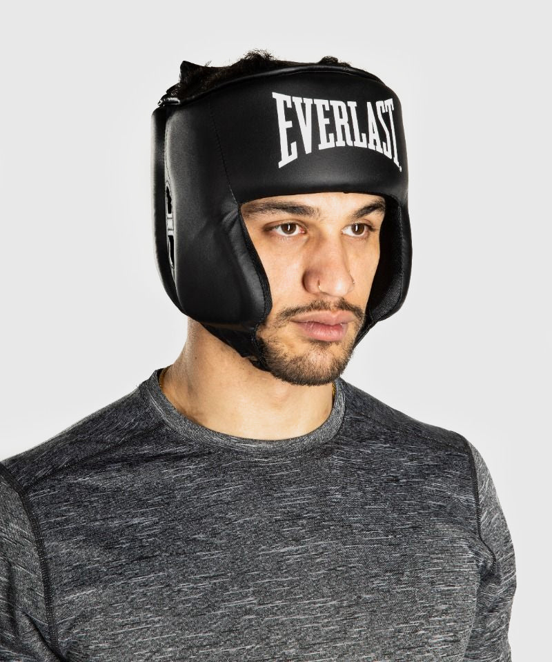 Everlast Core Casco de Boxeo - Negro
