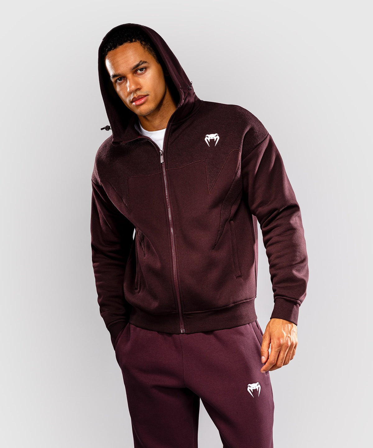 Venum Attack Fleece & Weave Trainingsjacke - Bordeaux