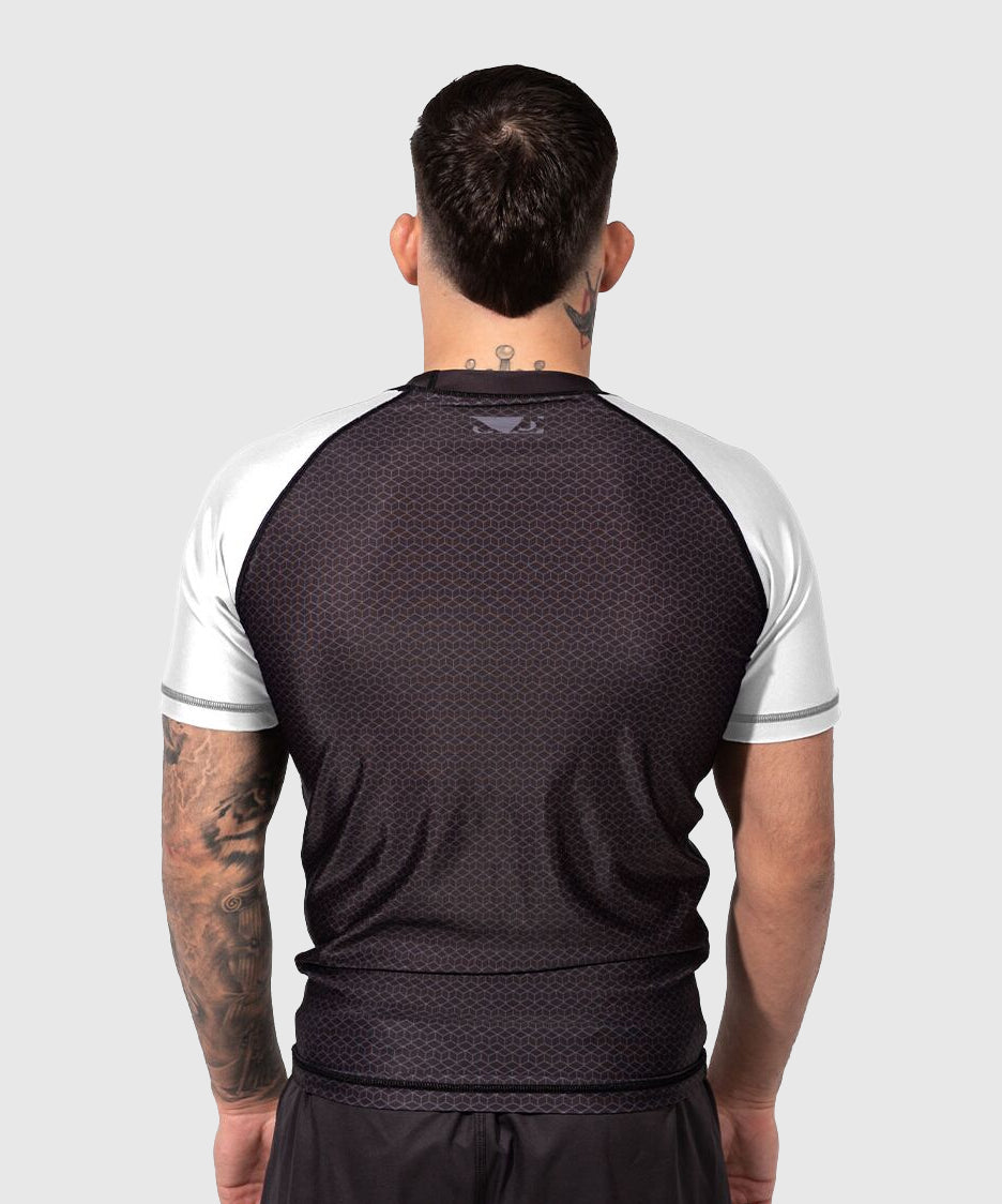 Rashguard À Manches Courtes Bad Boy No-Gi - Noir/Blanc