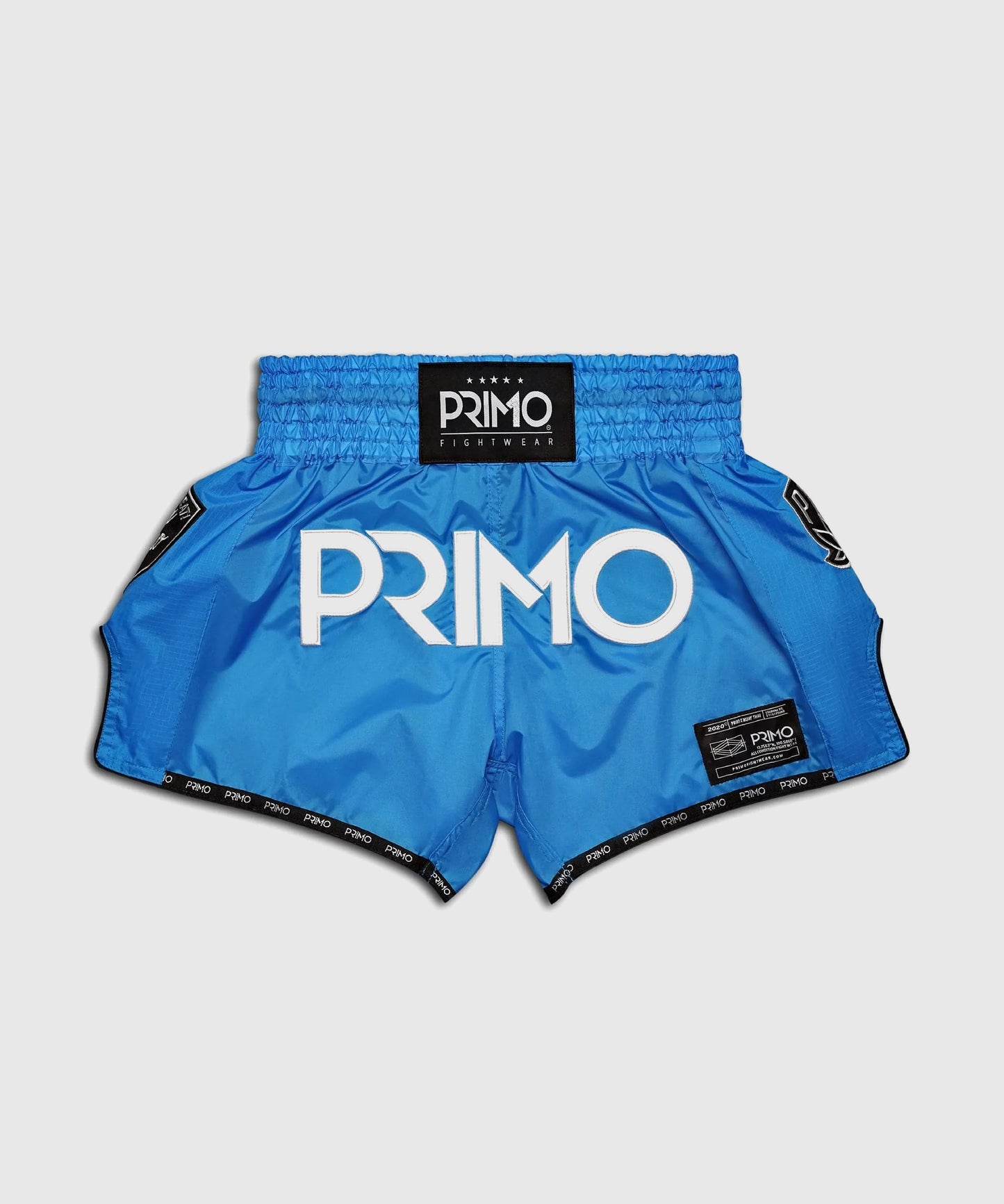 Short De Muay Thai Primo Super Nylon Series - Bleu