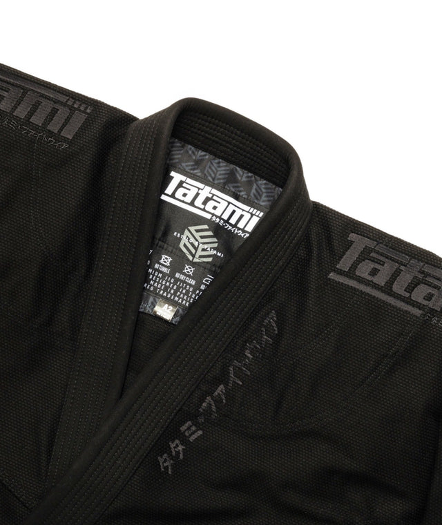 KIMONO DE JJB TATAMI FIGHTWEAR ESTILO BLACK LABEL  - NOIR/NOIR