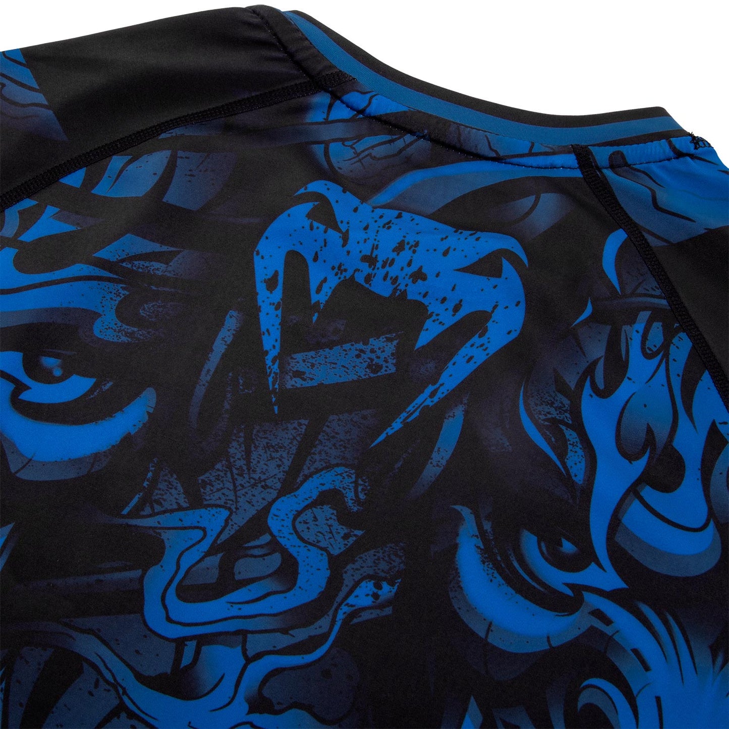 Venum Devil Rashguard - Long Sleeve - Navy Blue/Black